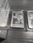 Silver bullion LOT 9  Silver Bars 1oz 999 Fine Silver