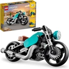 LEGO Creator 3 in 1 Vintage Motorcycle Set Vehicle Building Toy - 128 Pieces