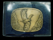 SK07158 NOS VINTAGE 1982  SMITH  WESSON  GUN  FIREARM BELT BUCKLE