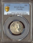 1960 Canada 25 Cents Silver PCGS PL64 Quality