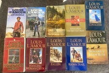 10 L0UIS L'AMOUR PAPERBACKS (LOT#6)
