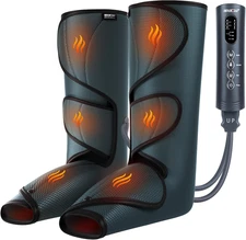 Leg Massager with Heat and Compression, Legs Massage for Circulation and Pain Re