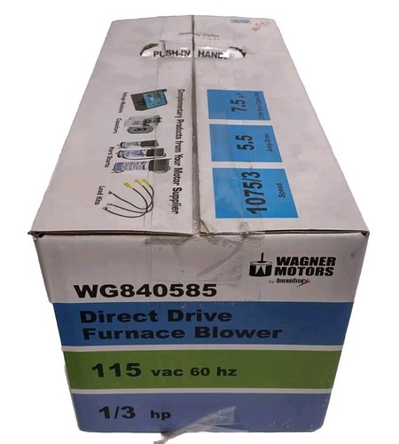 Direct Drive Furnace Blower 115vac 60hz 1/3hp 1075/3 Speed 5.5Amp Draw WG840585 - Picture 2 of 14