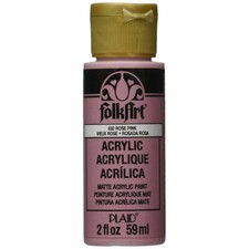 Folkart Matte Acrylic Paint 2oz, 59ml Pots - Quality Matt Crafters Paint