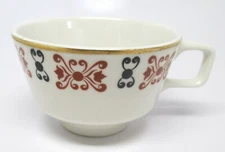 Homer Laughlin HLC166 Brown & Black Design Cup(s) Best China MCM