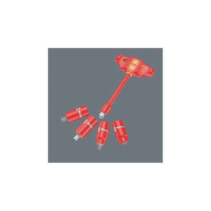 Wera 05005120001 410I B VDE T-Handle Adapter Screwdriver 3/8" x 130 mm - Image 4 of 4
