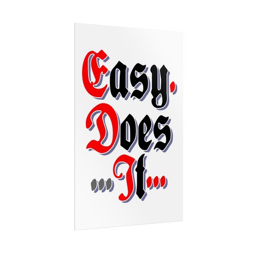 Carteles de arte de pared Easy Does It AA NA 12 pasos refranes inspiradores eslóganes - Imagen 8 de 33