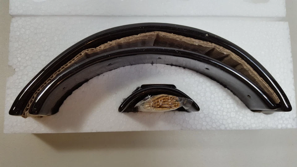 Cypress Home Ceramic Hors D'oeuvres Set of 2 Black Arches & 1 Toothpick Holder - Image 3 of 4