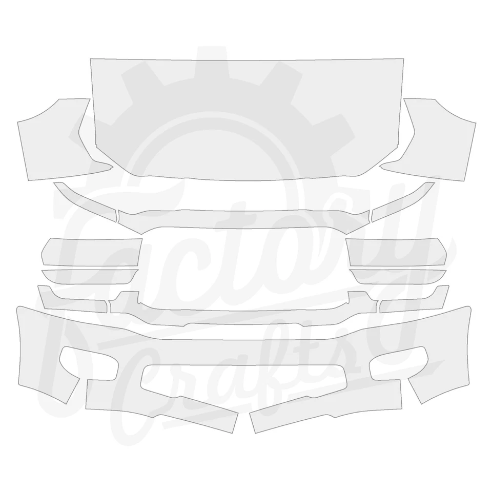 Stone Guard Paint Protection Film Clear Bra PPF fits Dodge Ram 2500 2019-2024 - Image 3 of 4