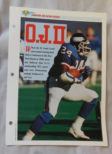 Football Champions & Record Holders Sports Heroes Sheet : Pick one - Picture 2 of 26