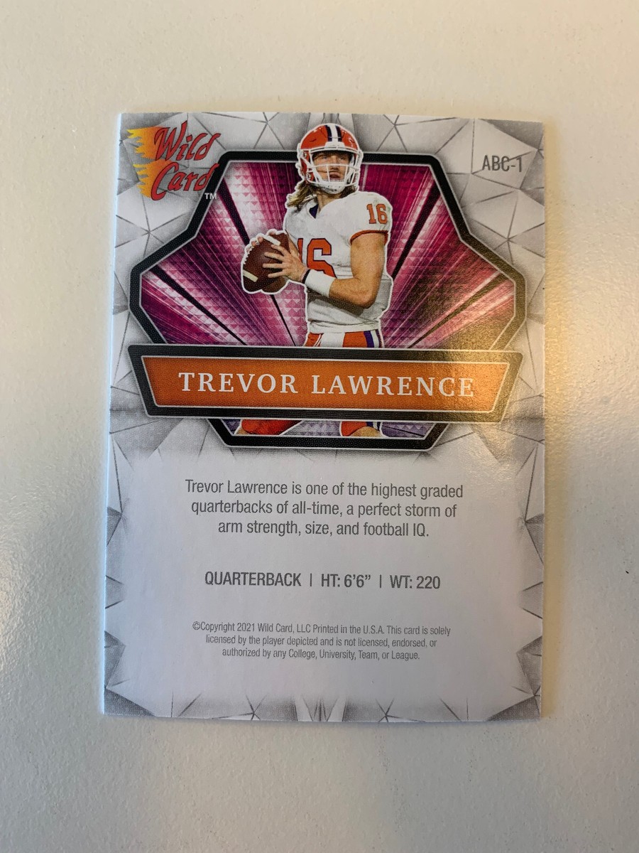 ABCカード TREVOR LAWRENCE 2021 Wild Card Alumination Football Base