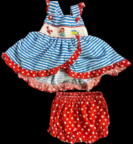 Lotto 4 vestiti bambina taglia 12 mesi-3T "Mia zia..." regalo per abiti nipote - Foto 3 di 7