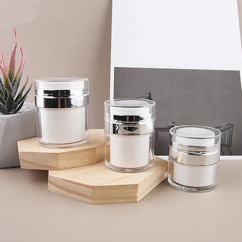 3Pcs Practical Airless Pump Bottles Empty Lotion Bottles Facial Cream Containers - Picture 3 of 12
