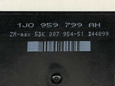 VW Seat Skoda Comfort Control Module 1j0 959 799 AH VW Seat Skoda Comfort Control Module 1j0 959 799 AH