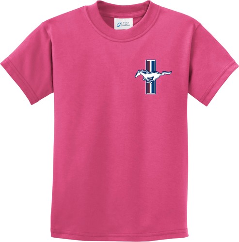 Kids T-Shirt Ford Mustang The Legend Lives Crest Pocket Print - Picture 22 of 25