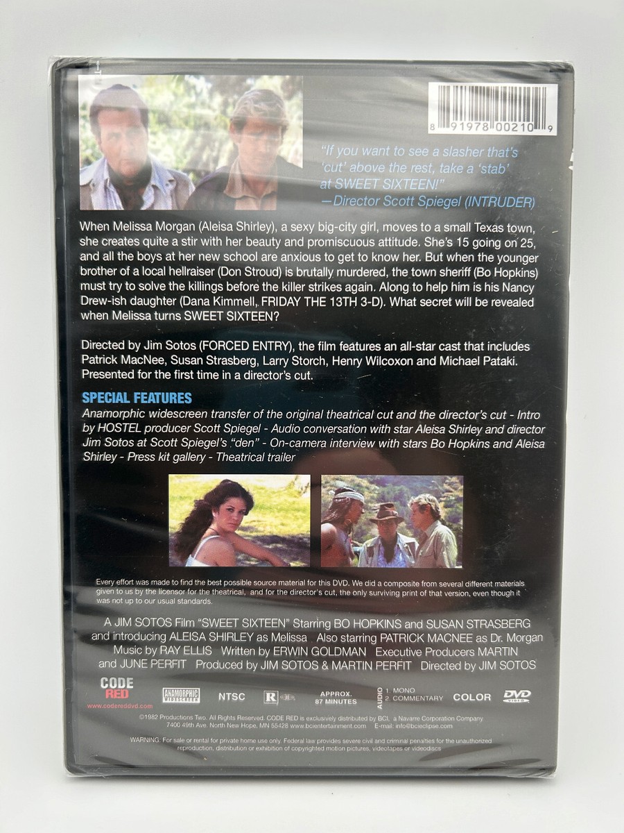 Sweet Sixteen (1983) DVD Code Red Bo Hopkins 80s Horror Sweet Sixteen (1983) DVD Code Red Bo Hopkins 80s Horror