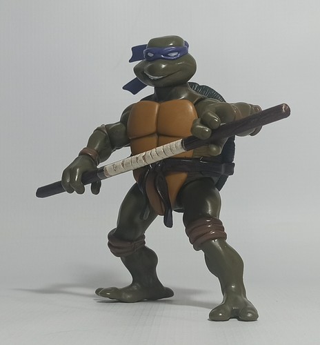 PLAYMATES 2003 TMNT NINJA TURTLES DONATELLO ACTION FIGURE CUSTOM PAINTED STAFF - Picture 5 of 13