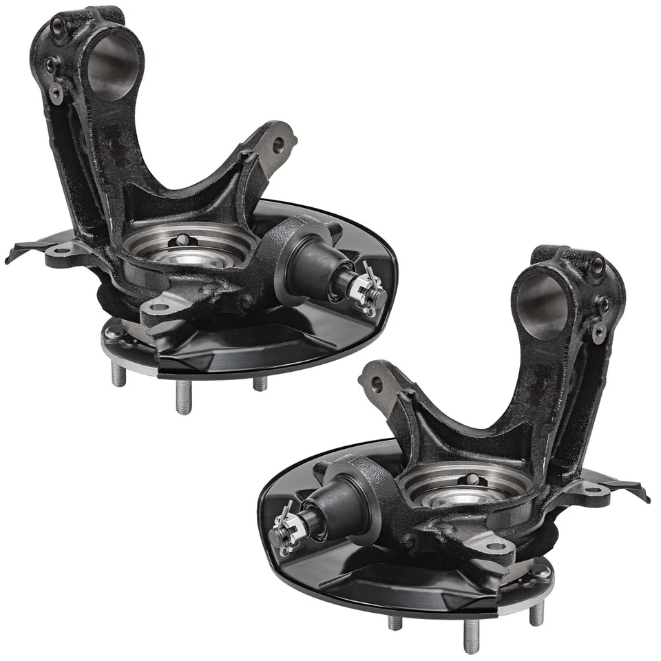 Front Knuckles Wheel Hubs Outer Tie Rods for 2013 2014 2015 2016 Honda Accord - Image 3 of 4