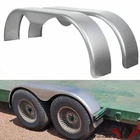 2PC Tandem Trailer Fenders Double Axle For 13"-15" Teardrop Enclosed Trailers
