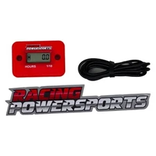 RacingPowerSports Digital Hour Meter Motorcycle ATV Snowmobile Dirt Bike Red
