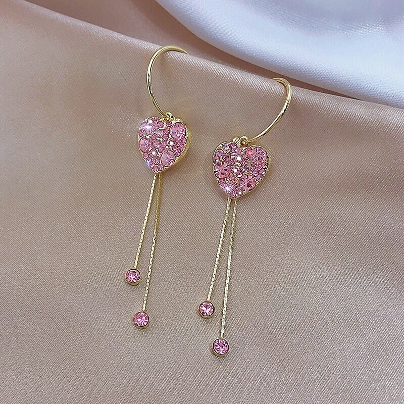 ◇Monday Edition◇ HEART DROP PENDANT EARRINGS MONDAY EDITION】Heart drop pendant earrings / ピアス ピアス
