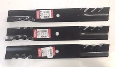 Qty/3 18" Oregon 96-344 Mower Blades for 52" Deck Replaces Simplicity A48185