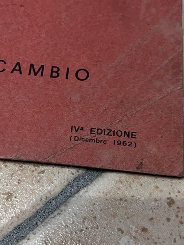 MOTO GUZZI CARDELLINO83c CATALOGO PARTI DI RICAMBIO ORIGINALE uso e manutenzione - Foto 3 di 5