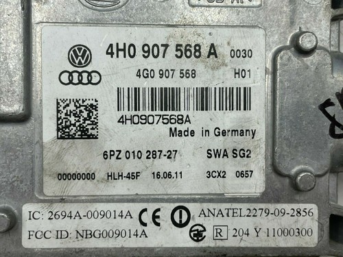 2012-2014 AUDI A8 A8L - LEFT LANE CHANGE DEPARTURE BLIND SPOT CONTROL MODULE OEM - Picture 4 of 5
