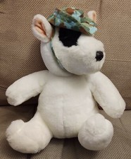 Vintage 1987 Dakin Way Outback Australia Plush Dog Tater  Spuds  Bull Terrier