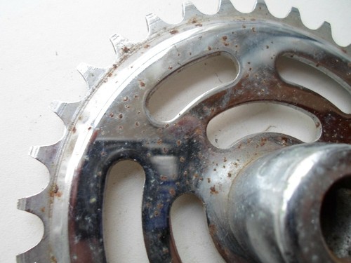 Raleigh Bicycle Chainwheels / Sets Chrome Cotter Pin Cranks Collectors/Restorers - Picture 25 of 66