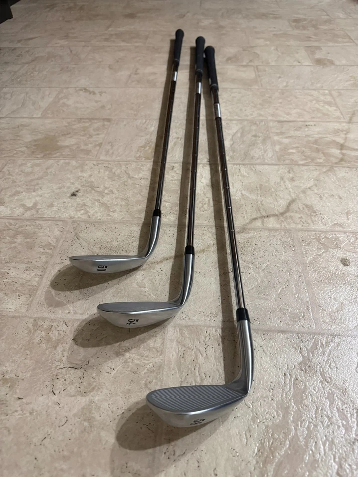 Maltby Max Milled Wedge Set 50/54/58 Regular Flex Steel TT Score Shaft - Image 2 of 4