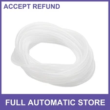 20FT 1/8" 3mmID 2.5mm Thickness Silicone Vacuum Hose for Air and Water Clear