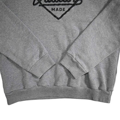 LOUIS VUITTON x NIGO® Cotton Heart Logo Sweatshirt XXL Grey T2603