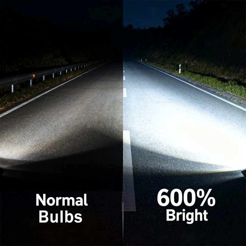 Faro LED H11B 6500K blanco 60000LM súper brillante 2X para Kia Rio 2012-2017 Foto 3 de 4