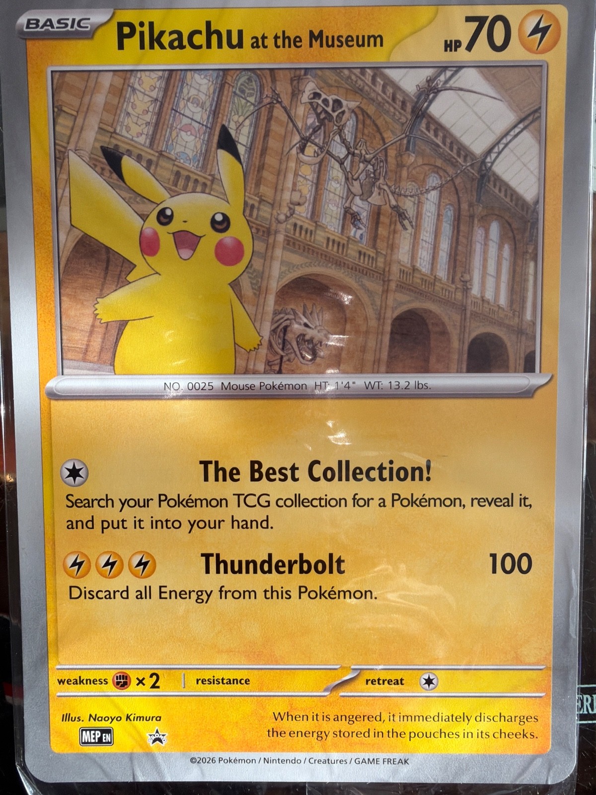 Pikachu at the Museum Jumbo Cards Regular