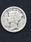 1918 D   MERCURY DIME   SILVER  VERY GOOD