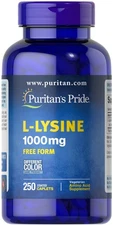 Puritan's Pride L-Lysine 1000 mg - 250 Caplets
