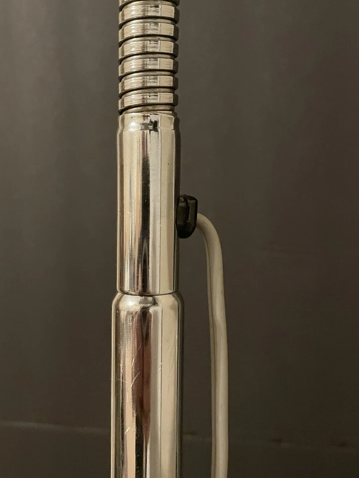 Ajusco Reflector 600 Industrial Gooseneck Floor Lamp Adjustable Fixture Co VTG - Image 3 of 4