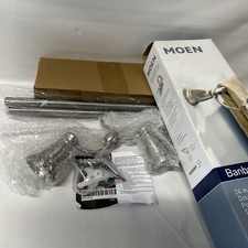  1 NEW Moen Banbury 24" Double Towel Bar - BRUSHED NICKEL - Y2622BN