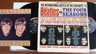 The BEATLES vs The FOUR SEASONS LP~VeeJay DX30 1964~ w/repro POSTER