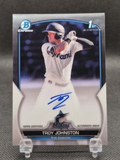 2023 Bowman Chrome Prospect Auto Troy Johnston #CPA-TJN Autograph 
