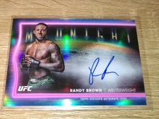 2025 Topps Midnight UFC Randy Brown Horizon Signatures Auto #HNS-RB