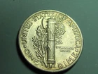 1926-D MERCURY DIME   NICE HIGH GRADE  AU COIN