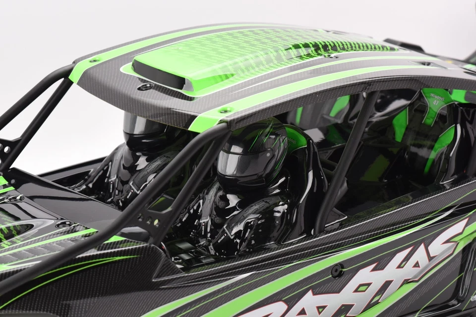 Fits SAND CAR BODY & CAGE (Green Painted, Wires Funco Pro Scale Traxxas 109076-4 - Image 4 of 4