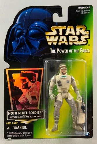 Kenner Star Wars Power of the Force Hoth Rebel Soldier NEW SEALED on CARD!