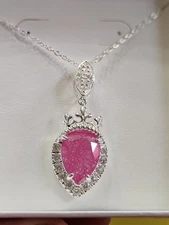 Bomb Party Necklace Versailles Collection Rbp2597 The Josephina Pendant Pink Ice