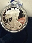 1oz Silver Proof American Silver Eagle Proof Dollar Coin Boxed With Capsule