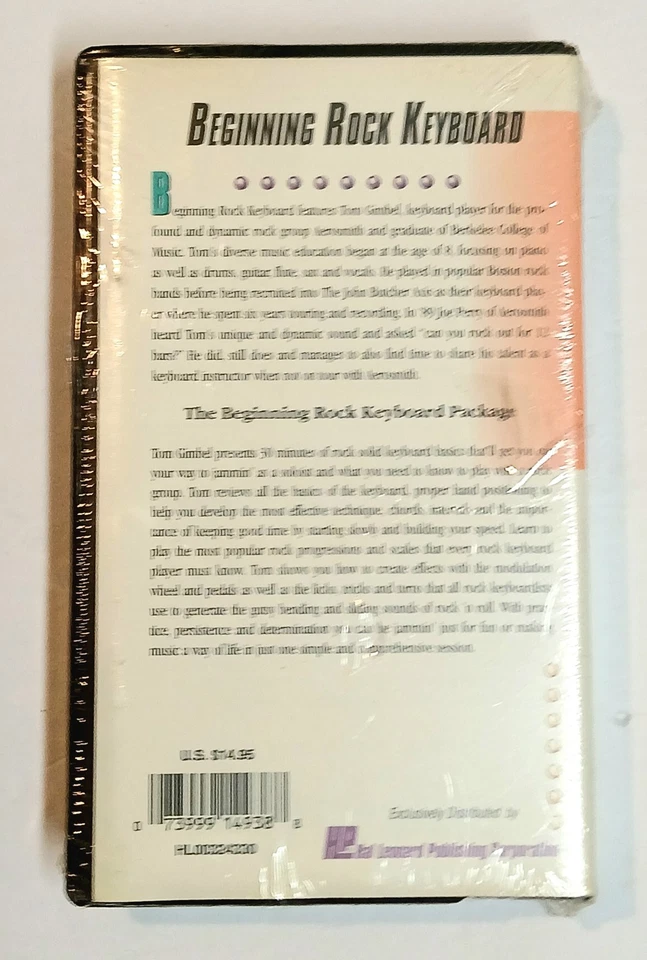 Tom (Thom) Gimbel Beginning Rock Keyboard VHS Star Licks Instructional Tape 80s - Image 4 of 4