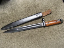 Russian WW2 SVT 40 Bayonet For Tokarev w/ Scabbard Soviet USSR Faint Tula Star