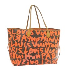 Borsa tote Louis Vuitton Monogram Graffiti Neverfull GM M93702 LV originale am639g